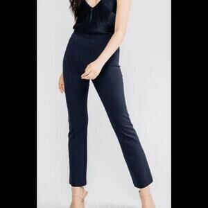 (24) NWT Chloe Kristyn Navy Brennan Straight Leg, M